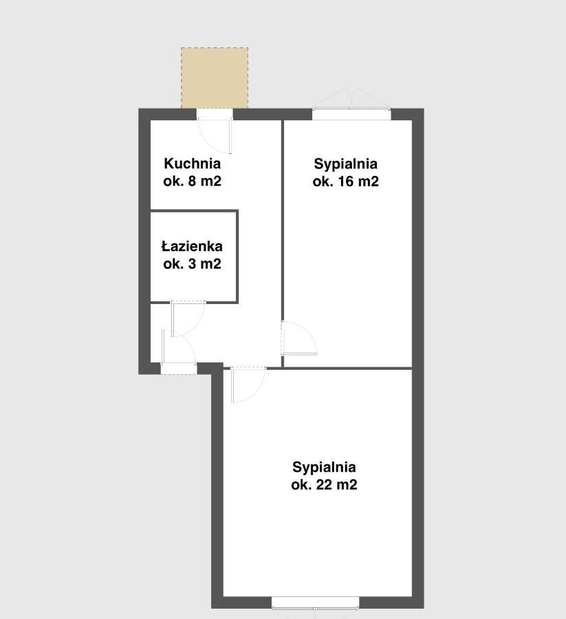 Leilighet Drewno I Biel 54 M2 *